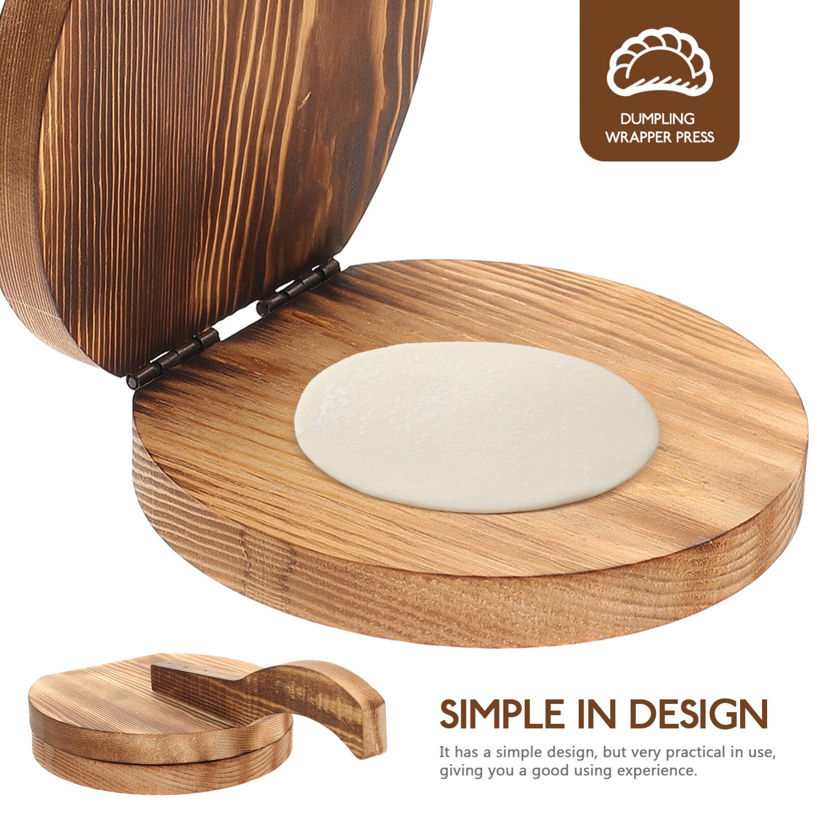 Wooden Tortilla Press - Handmade Dough Presser for Tacos, Dumplings & Wrappers | Manual Tortilla Maker & Dough Flattener | Perfect for Home Kitchens, Mexican Cuisine & Asian Cooking