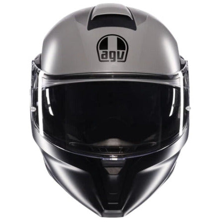 AGV Streetmodular Resia Motorcycle Helmet - Grey, Black, Fluo Yellow - DOT & ECE Certified for Street & Urban Riding