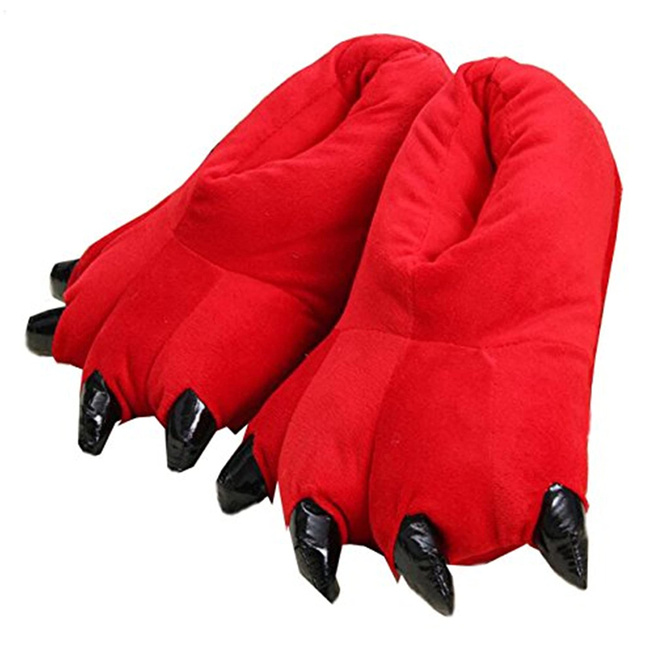 YILANLAN Unisex Plush Animal Paw Slippers - Dinosaur Claw Fuzzy Warm House Shoes for Men & Women | Cozy Indoor Footwear for Winter, Lounge Wear, Gift Ideas