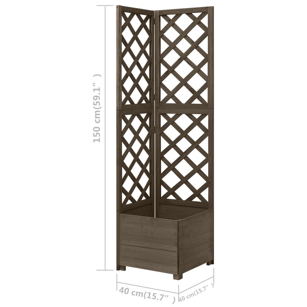 CHARMMA Corner Trellis Planter - 15.7
