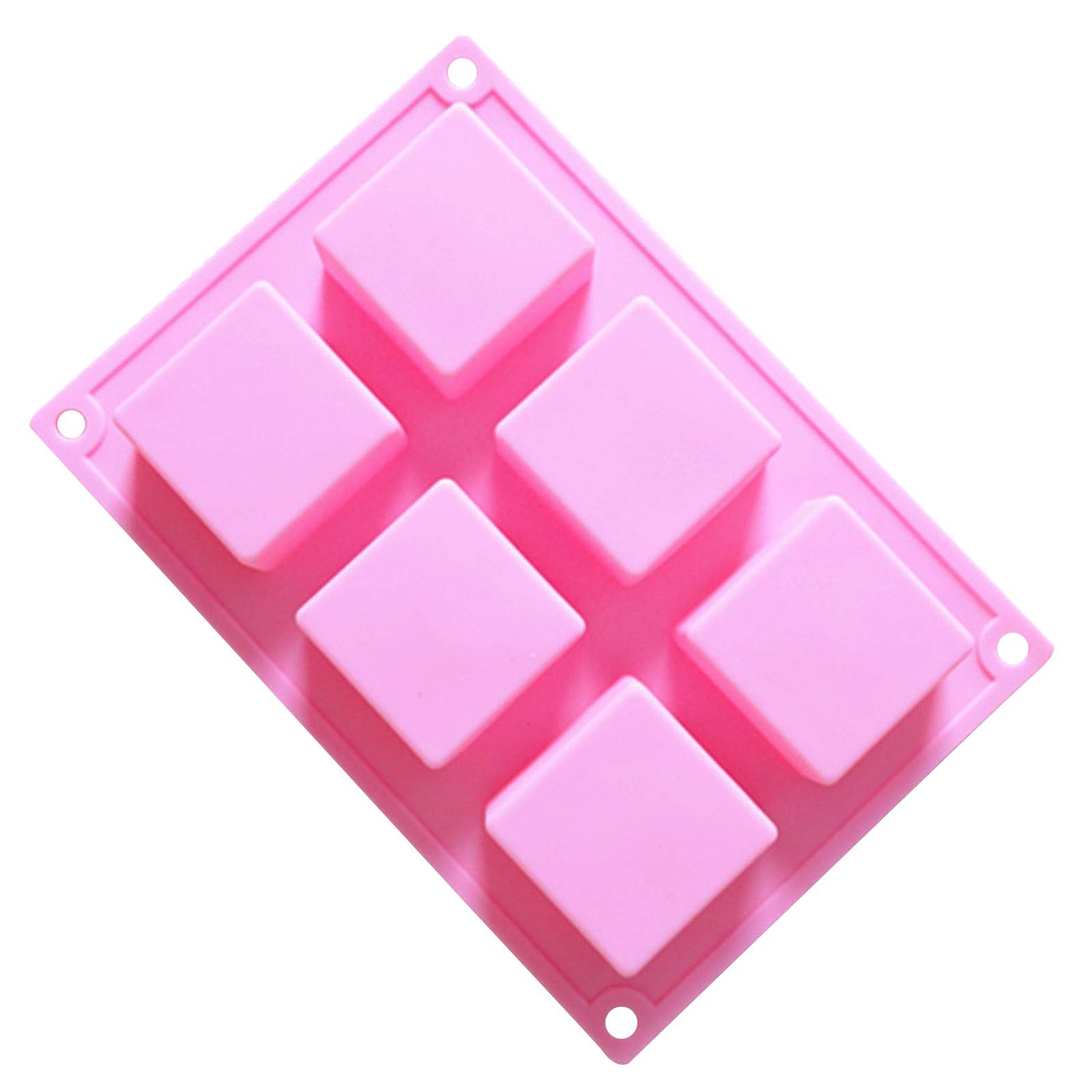6-Cavity Silicone Chocolate Ube Cake Mold - Baking Supplies for Beginners & Cake Lovers - Perfect for Fondant, Ice Cakes & Home Baking
