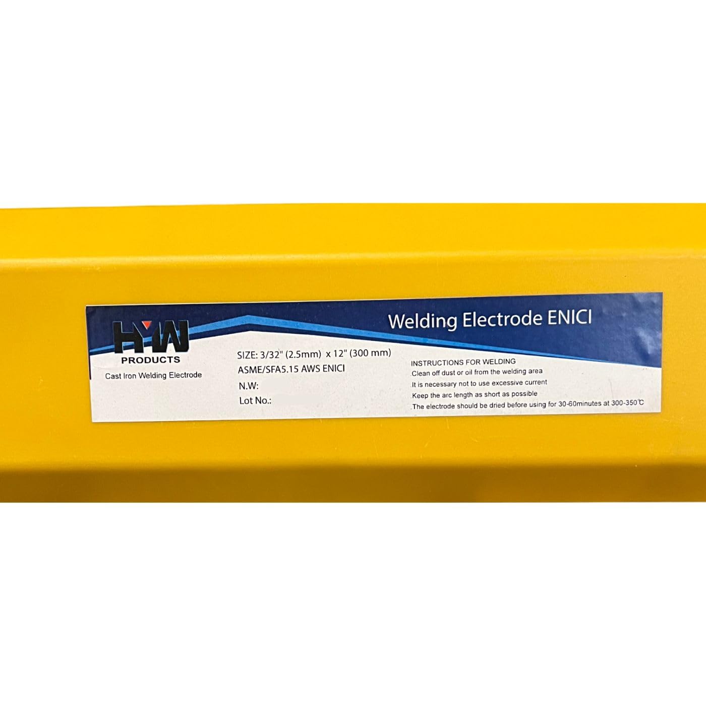 Nickel 99 Cast Iron Welding Electrodes (3/32