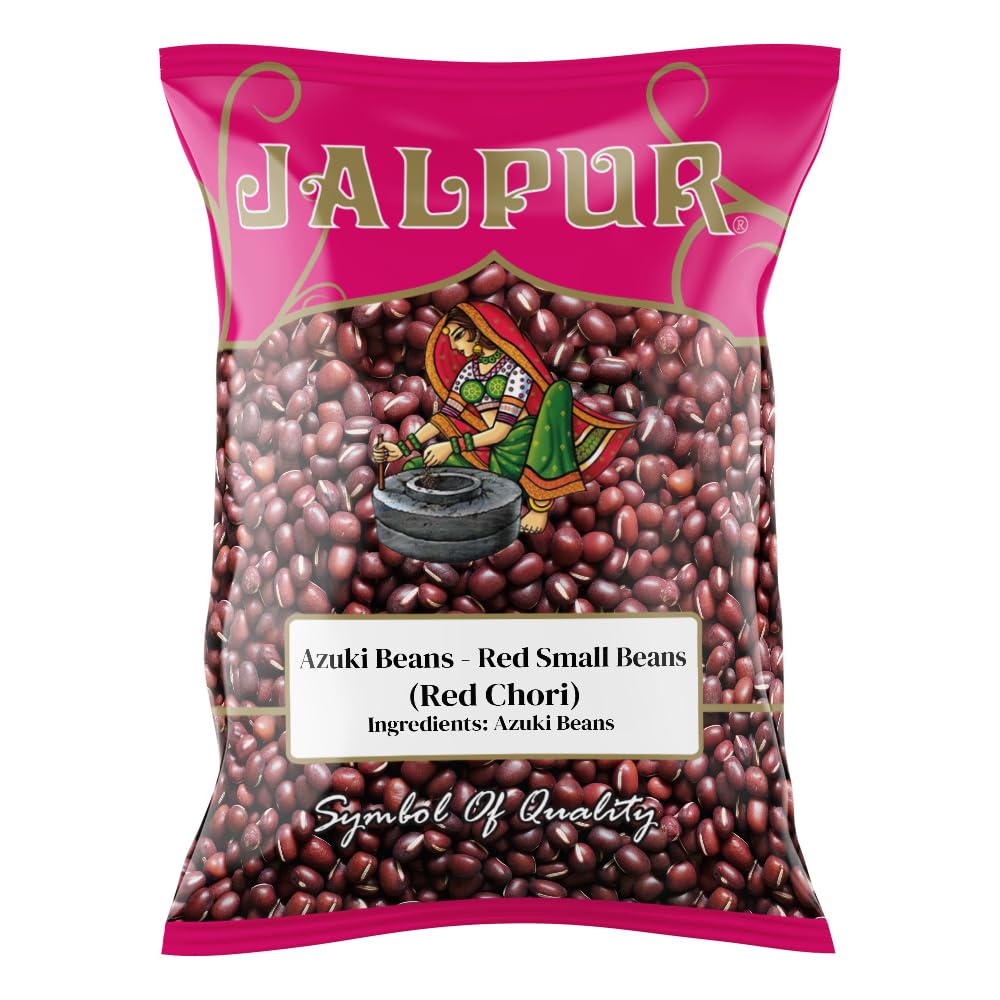 Premium Azuki Beans - Organic Red Small Beans (Red Chori) 500g for Healthy Cooking, Baking, and Traditional Asian Desserts