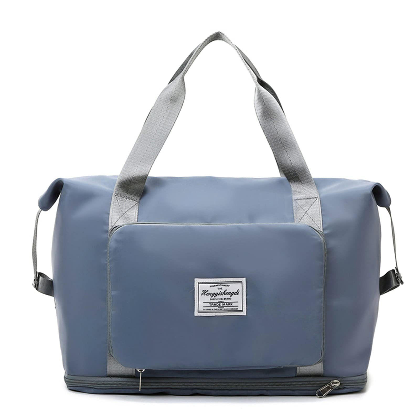 Foldable Large Capacity Travel Duffel Bag - Waterproof Oxford Shoulder Bag for Gym, Sports & Travel | Expandable Unisex Carry-On Luggage | Perfect for Workouts, Weekend Trips & Shopping