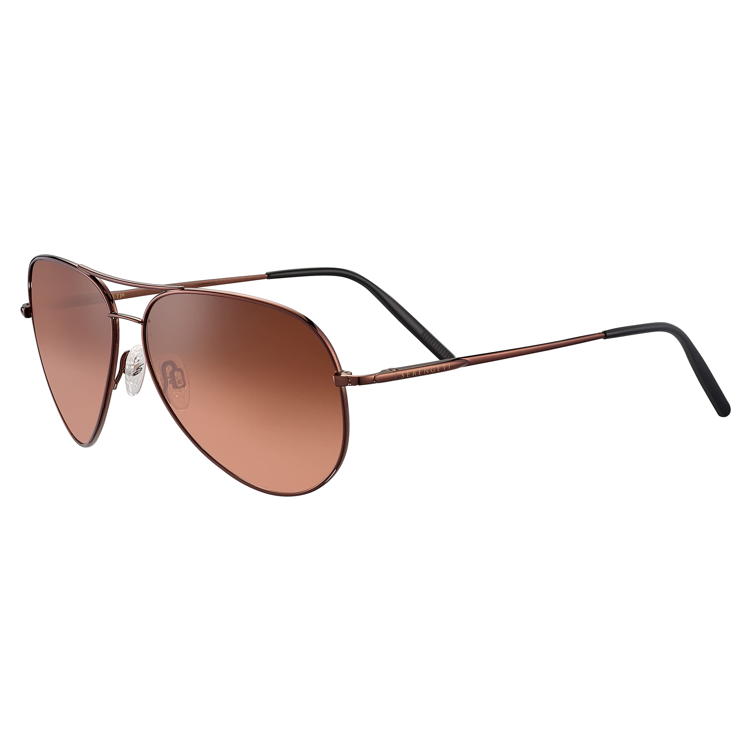 Serengeti Aviator Sunglasses for Men & Women - Polarized Sport & Driving Shades - Perfect for Outdoor Activities, Running, Cycling, and Road Trips