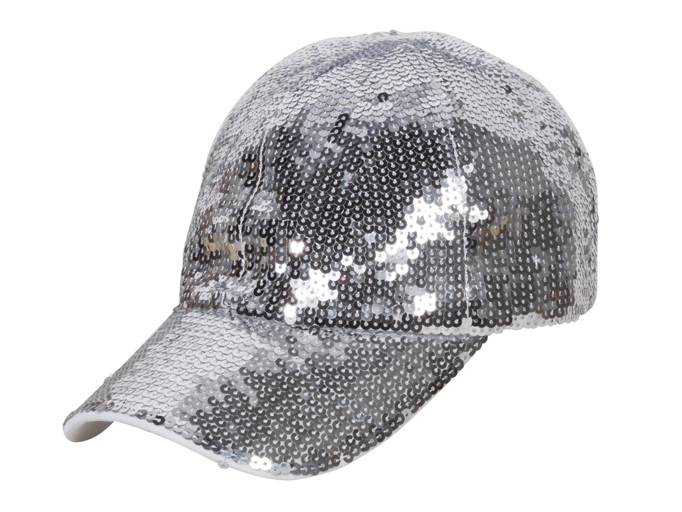 Sparkly Women's Sequin Baseball Cap - Stretchy Adjustable Glitter Hat for Parties, Festivals & Everyday Fashion