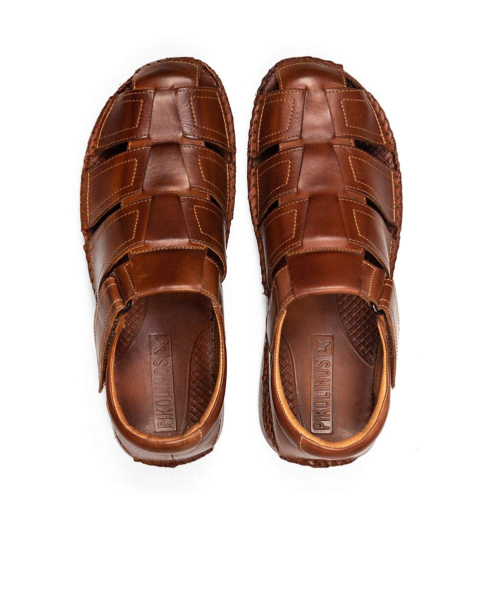 PIKOLINOS Men's Leather Flat Sandals - Comfortable & Stylish Tarifa Design for Casual Wear, Beach, and Summer Outings