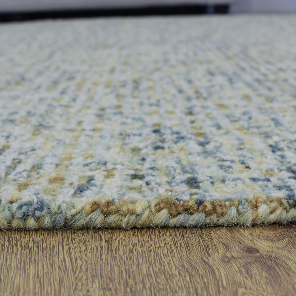 Pulse Hand Tufted Rug - Soft Bohemian Area Rug for Living Room, Bedroom - Non-Slip Modern Home Decor Carpet