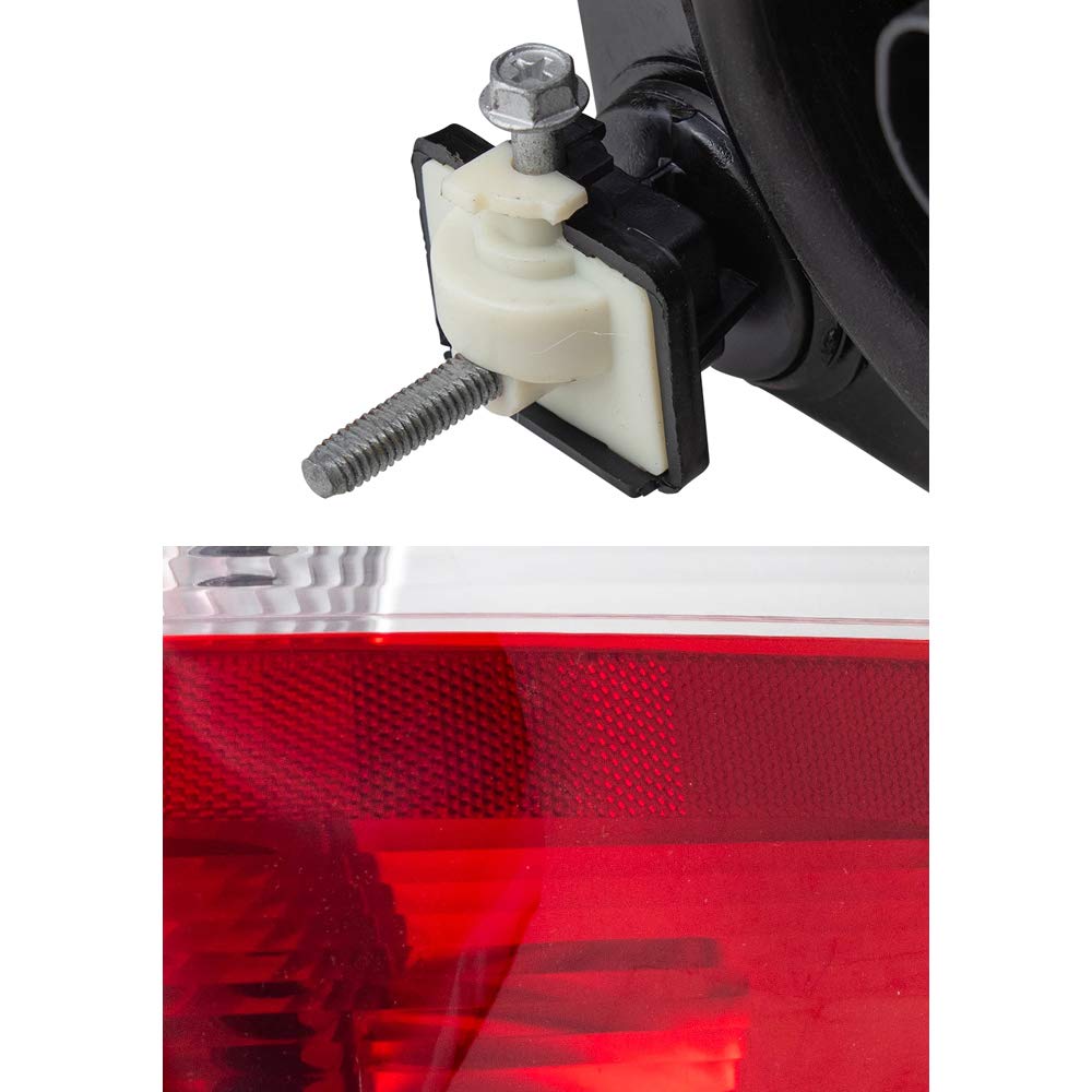 Brock Replacement Halogen Headlights and Tail Lights Set for 2001-2003 Dodge Caravan Chrysler Town & Country Plymouth Voyager - Enhanced Night Visibility & Safety Driving