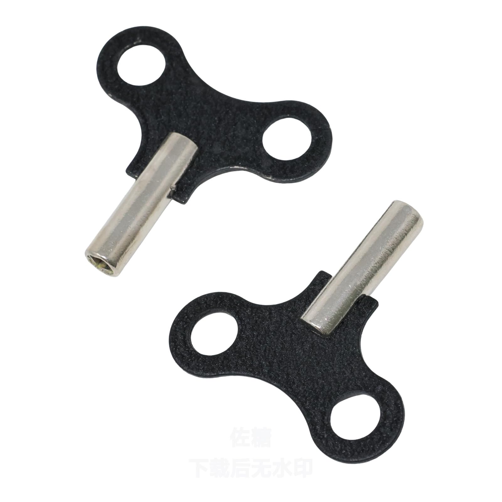 Yueton 2-Pack Antique Floor Clock Winding Keys - Heavy Duty Metal Clock Repair Kit with Winding Chain - Perfect for Grandfather Clock, Mantel Clock & Vintage Timepiece Maintenance