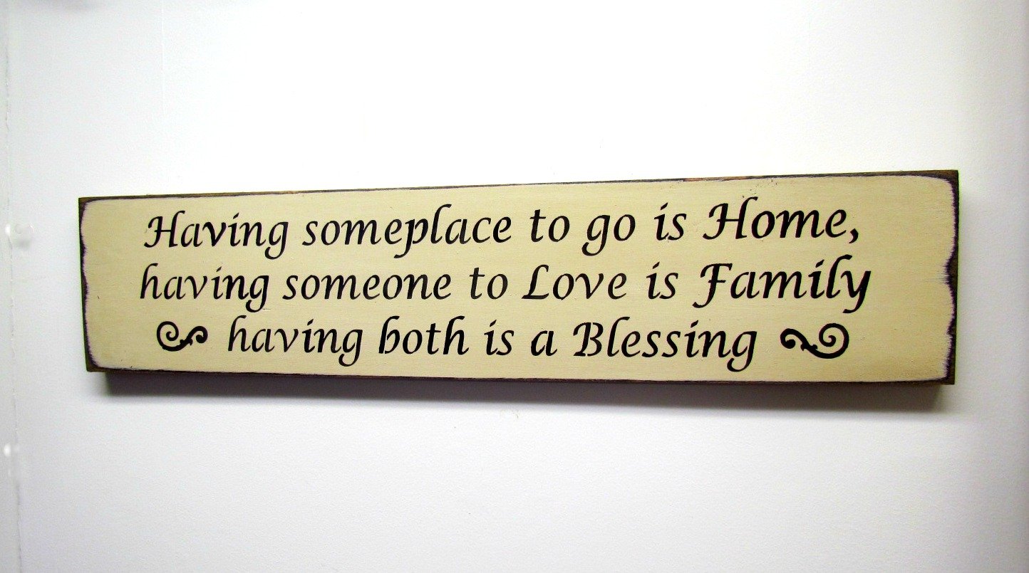 Rustic Wooden Home Sign - 'Having Someplace to Go is Home' - Perfect for Farmhouse Decor, Entryway Welcome Sign, and Cozy Living Room Wall Art