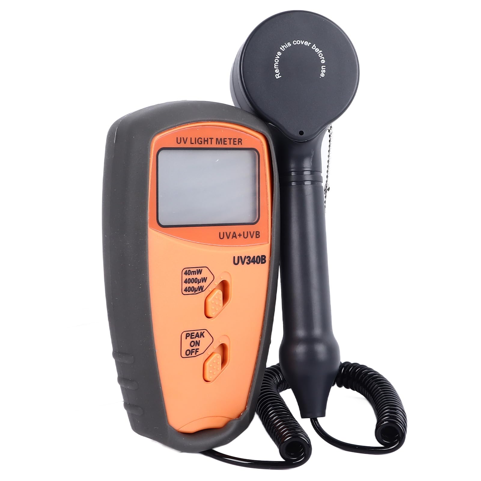 Professional UVA UVB Radiometer - High Precision 290-390nm UV Light Meter with 3 Measurement Levels | Ideal for Solar Research, Tanning Beds & UV Lamp Testing