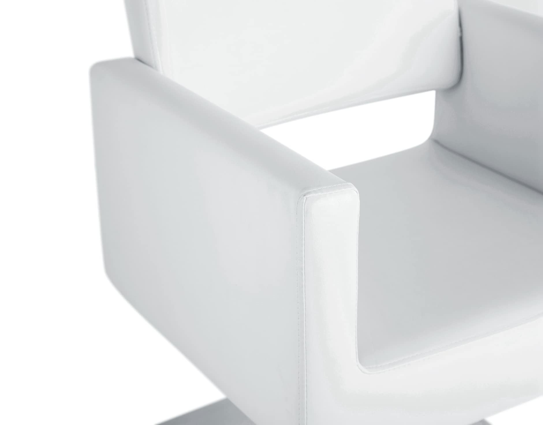 Professional Beauty Salon Styling Chair - Barber & Hairdressing Chair for Haircuts & Styling (White) | Perfect for Salons, Barbershops & Home Use
