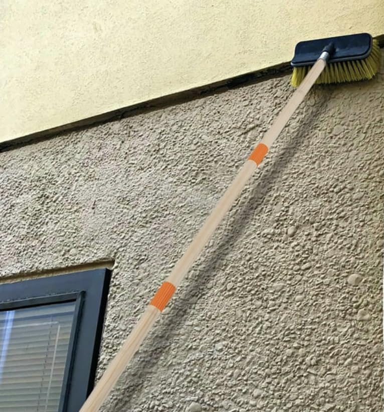 Edward Tools 42” Universal Extension Pole with Threaded Tip - Wood Handle for Painting, Cleaning, Squeegee, Duster, Window Cleaning - Perfect for Home, Office, and Outdoor Use