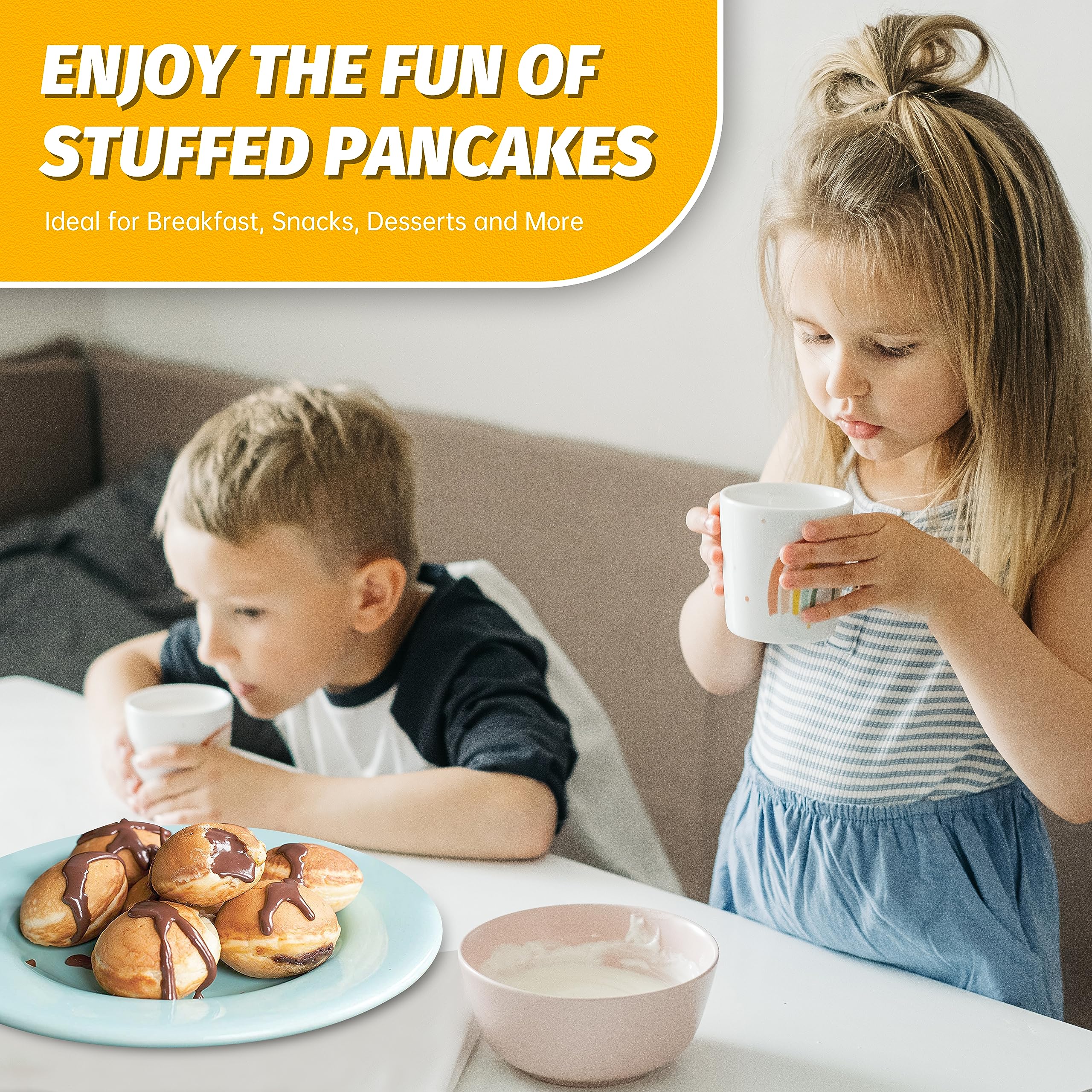 Electric Mini Stuffed Pancake Maker - 7x2