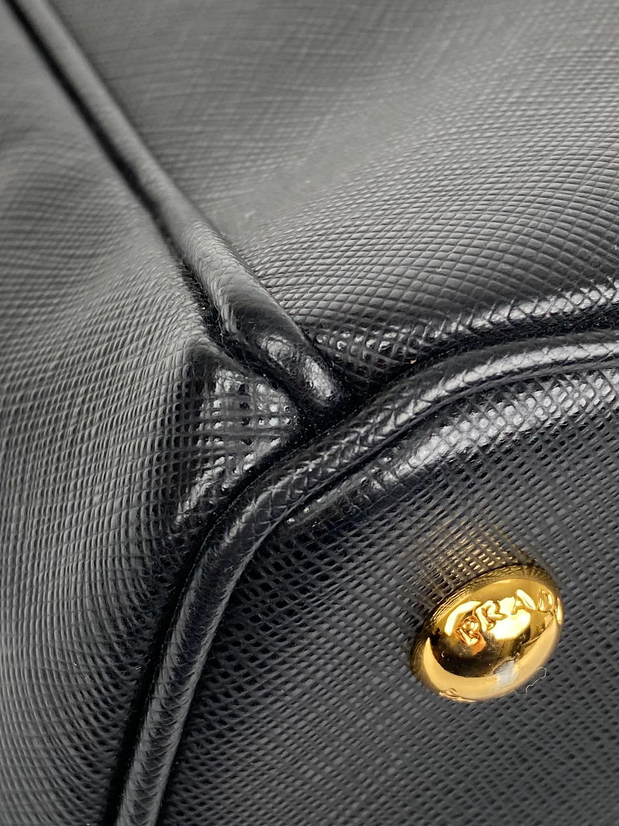 Prada Black Medium Double Zip Lux Tote Bag for Women - Premium Leather Handbag with Dual Zippers - Perfect for Work, Travel & Everyday Use
