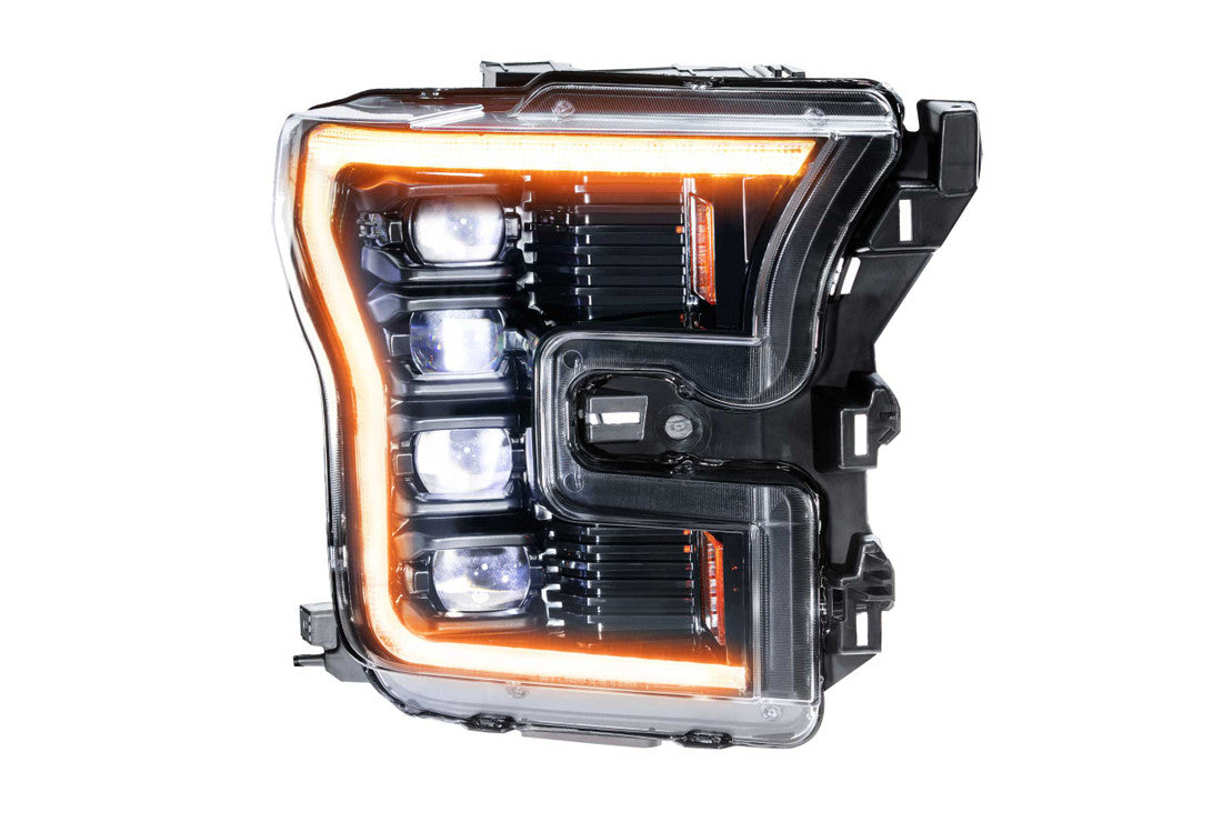 FORD RAPTOR (2016-2021) XB LED Headlights with Amber DRL - High-Performance Off-Road Lighting for Trucks | Perfect for Night Driving & Off-Road Adventures