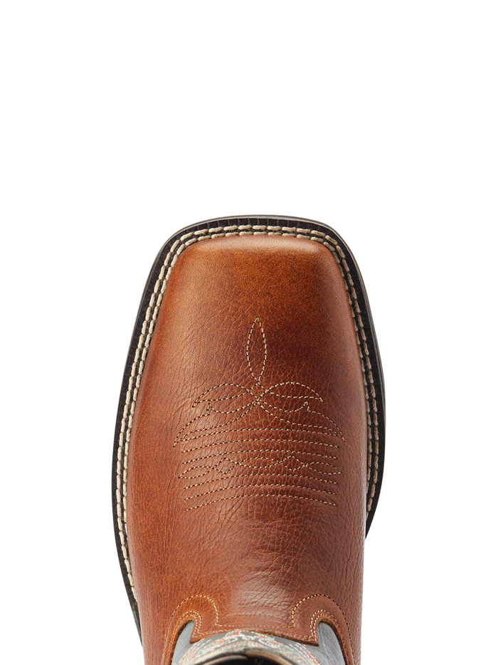 Ariat Women's Delilah Square Toe Western Boots - Spiced Cider | Comfortable Cowgirl Boots for Riding, Dancing & Country Fashion