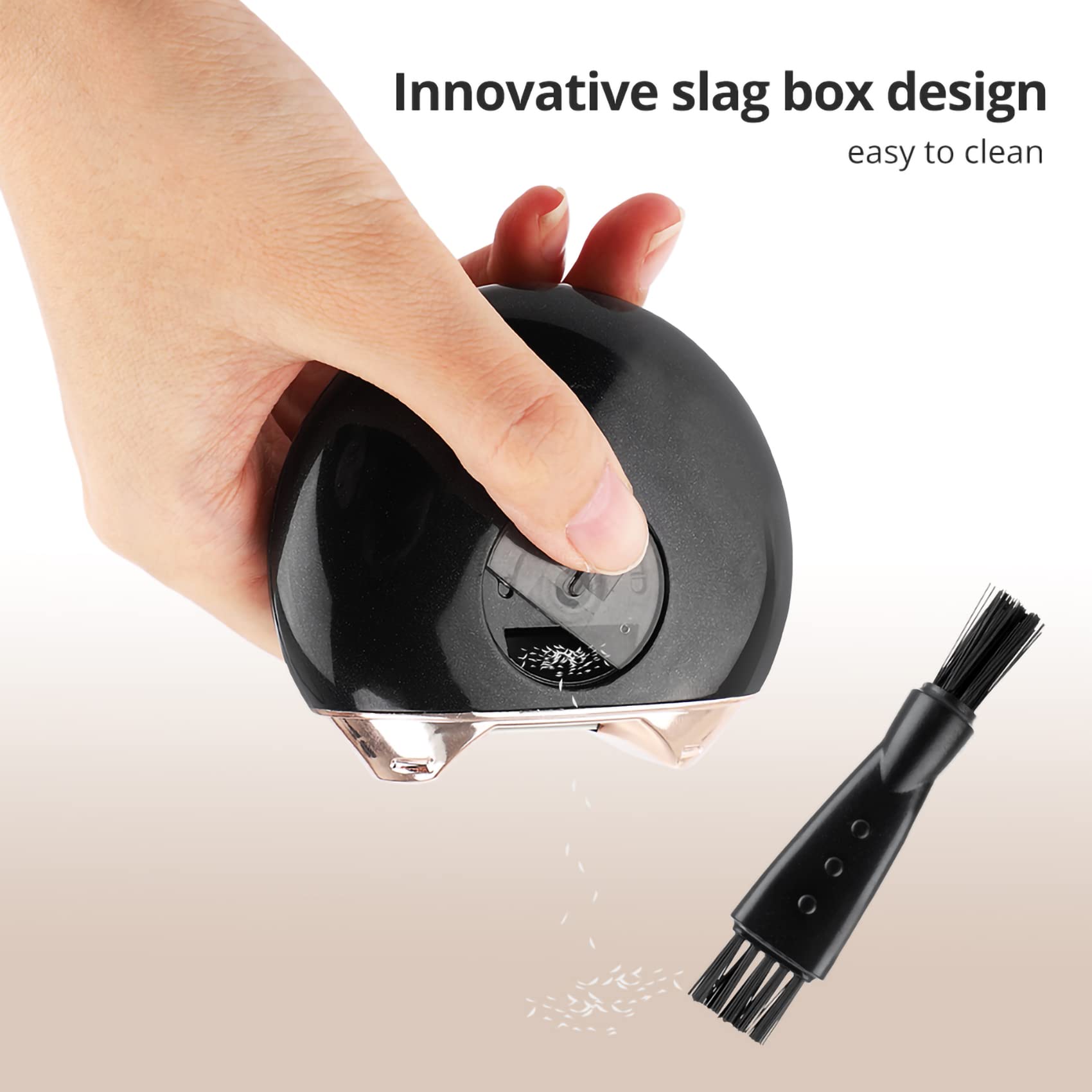 DINOWIN Cordless Electric Nail File Drill - Quiet & Safe Manicure Pedicure Kit with Nail Debris Container, Anti-Splash Design - Professional Nail Trimmer for Men & Women - Perfect for Home Nail Care & Salon Use