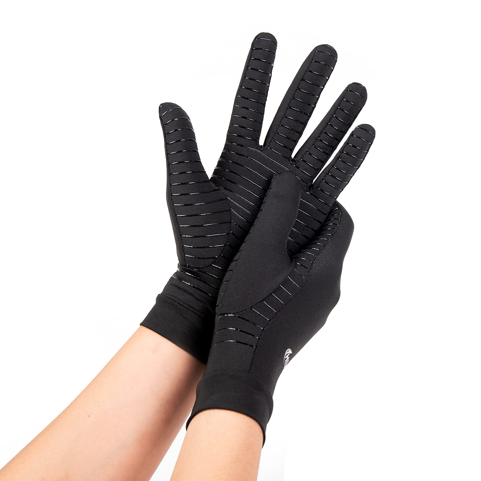 **Copper Compression Gloves for Arthritis Pain Relief – Breathable & Moisture-Wicking Full Finger Gloves for Women & Men – Ideal for Typing, Gardening & Joint Support**