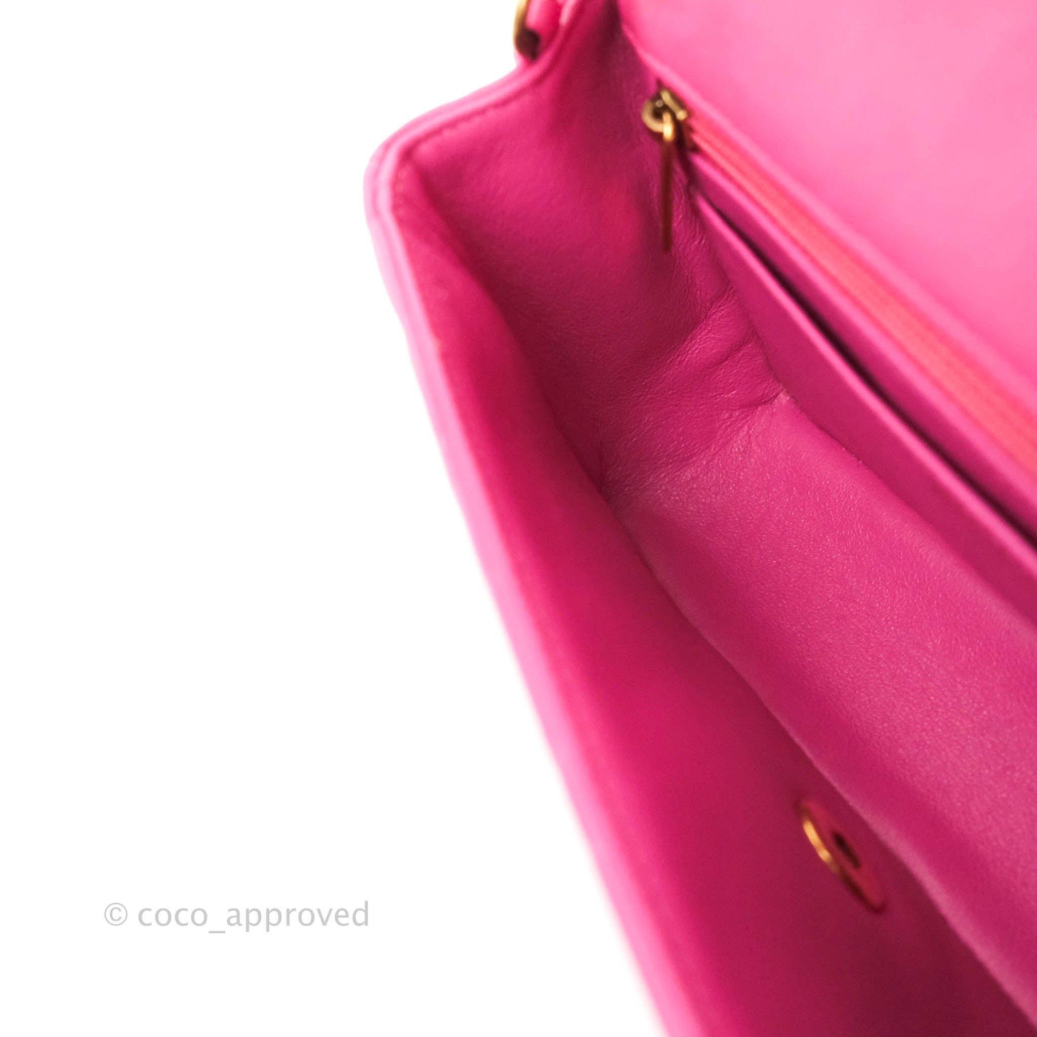 Chanel Chevron Mini Rectangular Flap Bag in Pink Lambskin Leather with Gold Hardware - Perfect for Evening Events & Luxury Fashion Accessories