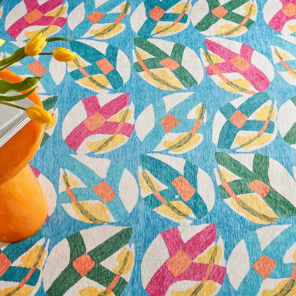 Lily Pad Spring Machine Washable Rug - Non-Slip Soft Indoor/Outdoor Floor Mat for Living Room, Bedroom, Patio, Deck - Eco-Friendly Home Decor