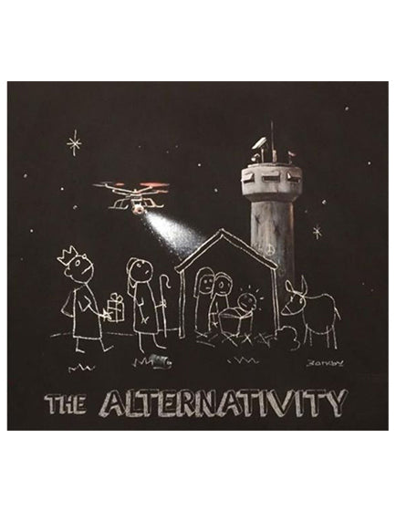 Banksy Bethlehem Alternativity Art Print - Unique Street Art Decor for Home & Office - Perfect for Urban Art Lovers & Modern Interior Design