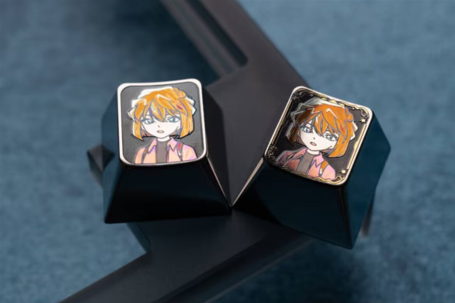 Detective Conan Anime Keycaps - Colorful Titanium Alloy Custom Mechanical Keyboard Keycaps for Gaming & Typing | Perfect for Anime Fans, PC Enthusiasts & Gift Giving