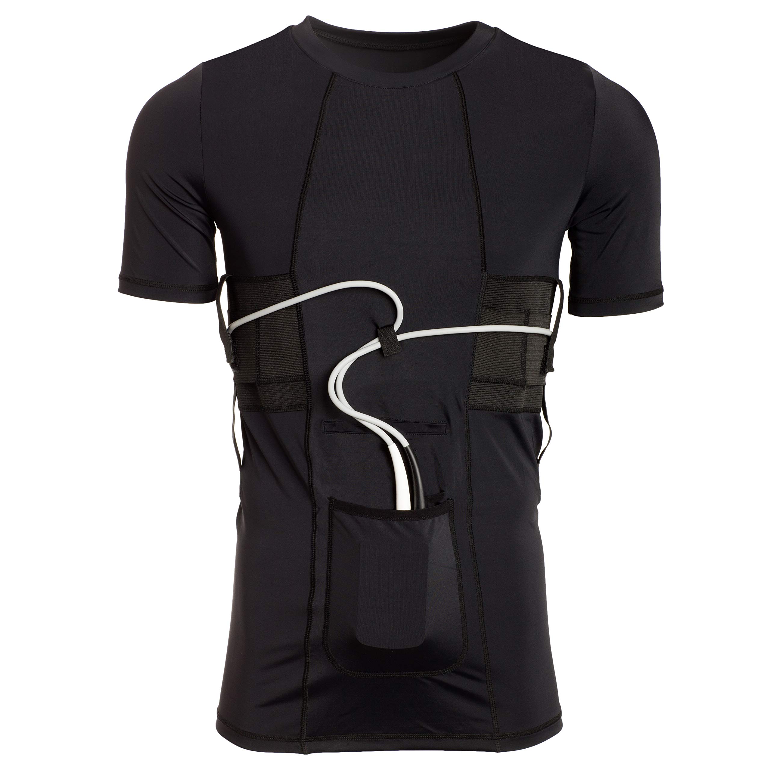 LVAD Medical Shirt for Men & Women - Comfortable 3X Large Size Post-Surgery Recovery Garment - Ideal for Heart Patients, LVAD Implant Care & Hospital Wear