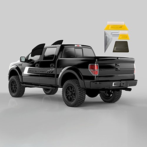 Premium Tint Kits (Computer Cut) for All 4-Door Trucks - Front Window Tinting Kit with Professional Tools | Perfect for Privacy, UV Protection & Heat Reduction