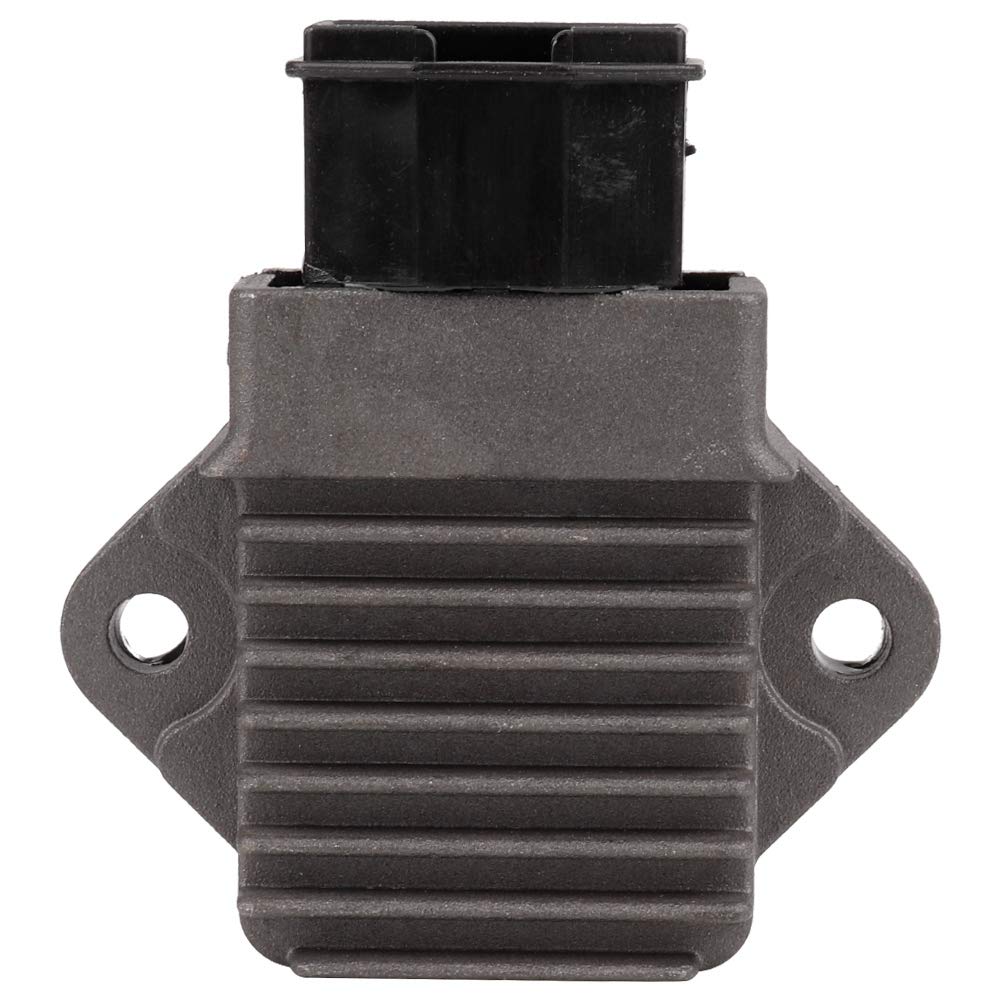 Qiilu Motorcycle Voltage Regulator Rectifier Replacement for Honda HORNET CB600F PC34 - Black | Compatible with Honda Motorcycles | Ensures Stable Electrical Performance for Smooth Riding
