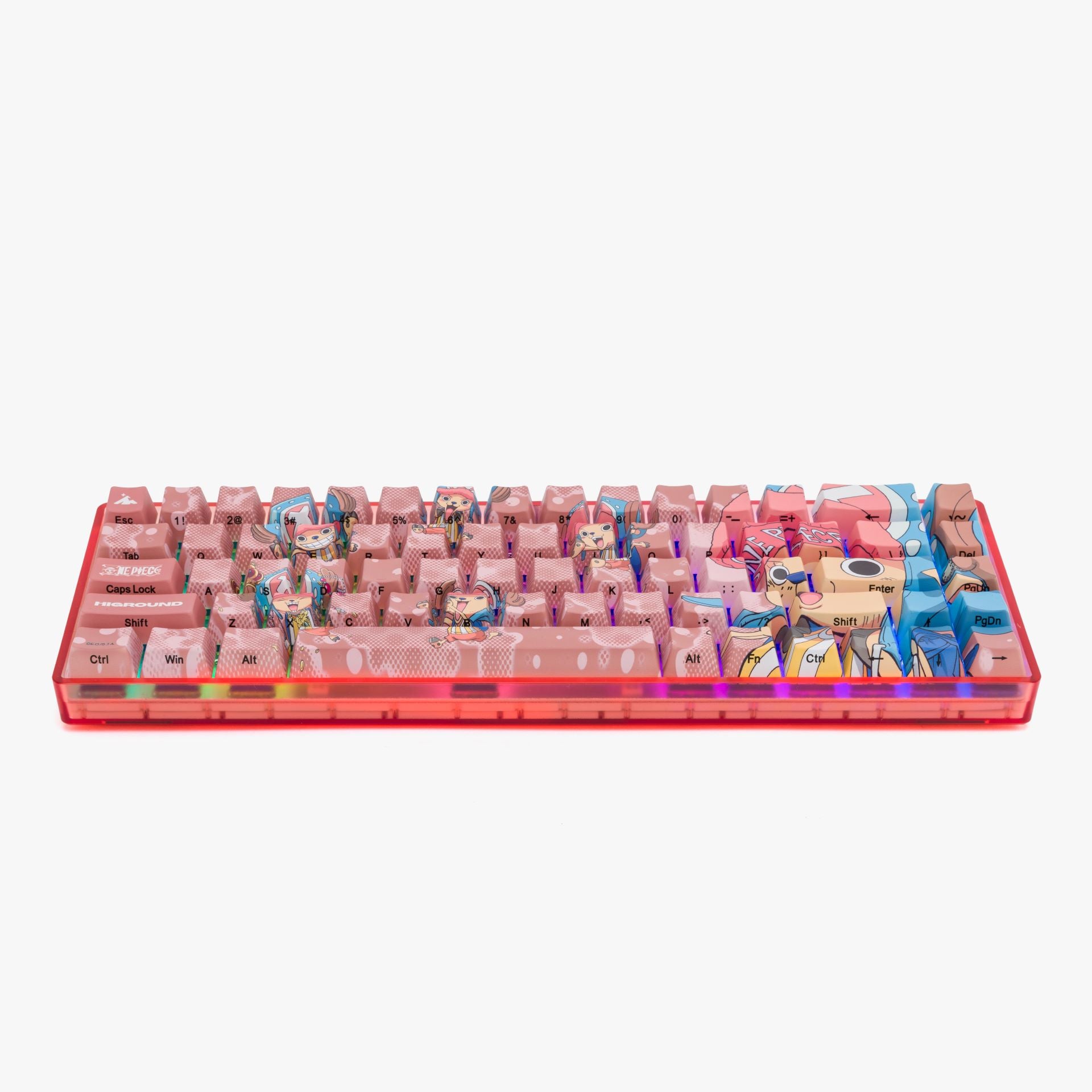 One Piece x HG Basecamp 65 Keyboard - Chopper Edition | Mechanical Gaming Keyboard for Anime Fans | Perfect for Gaming, Office & Anime Collectors