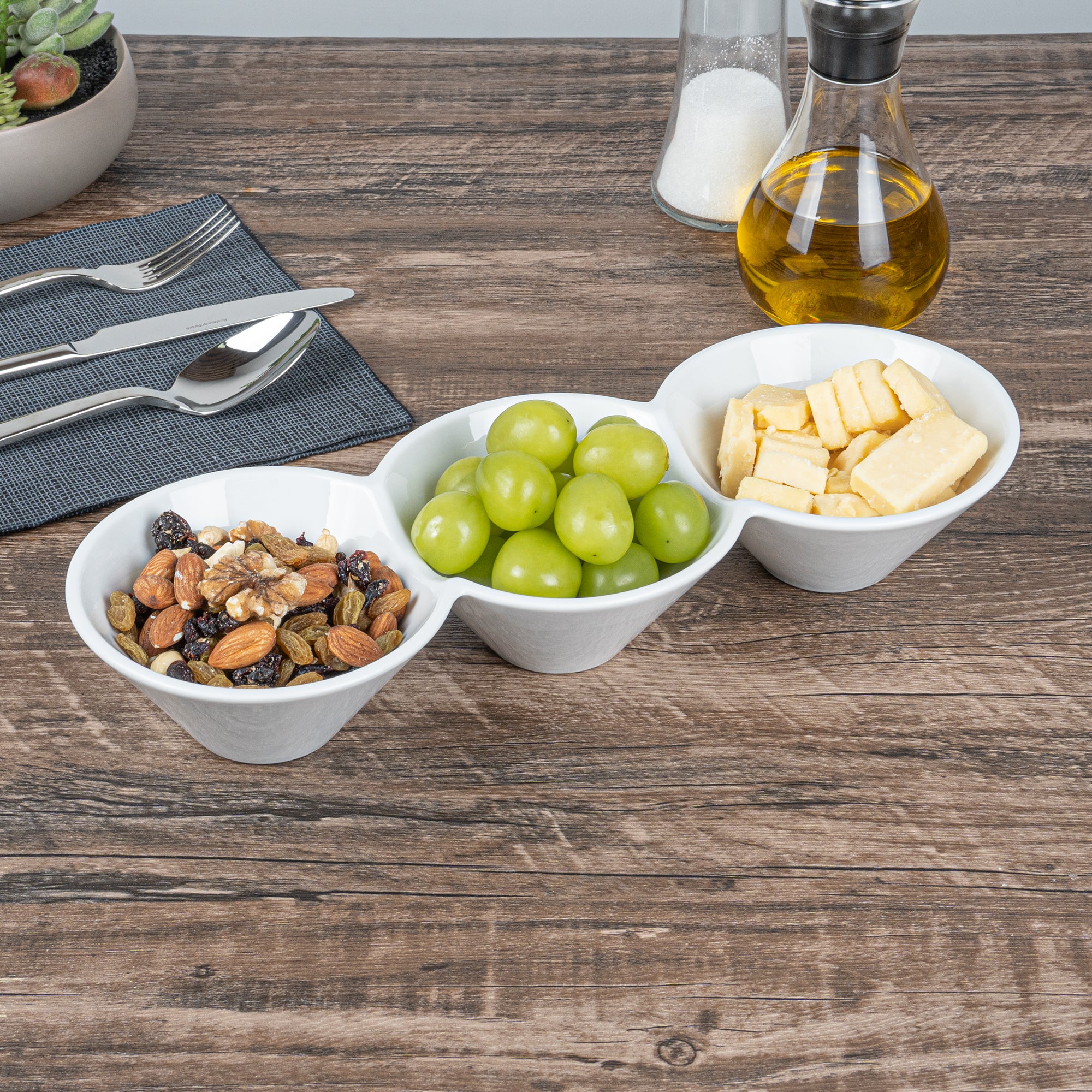 18 oz Round White Porcelain Modern Bowl Set - 13.5 x 5 x 2.25 Inches - 1 Count Box - Perfect for Soup, Salad, Cereal & Home Decor