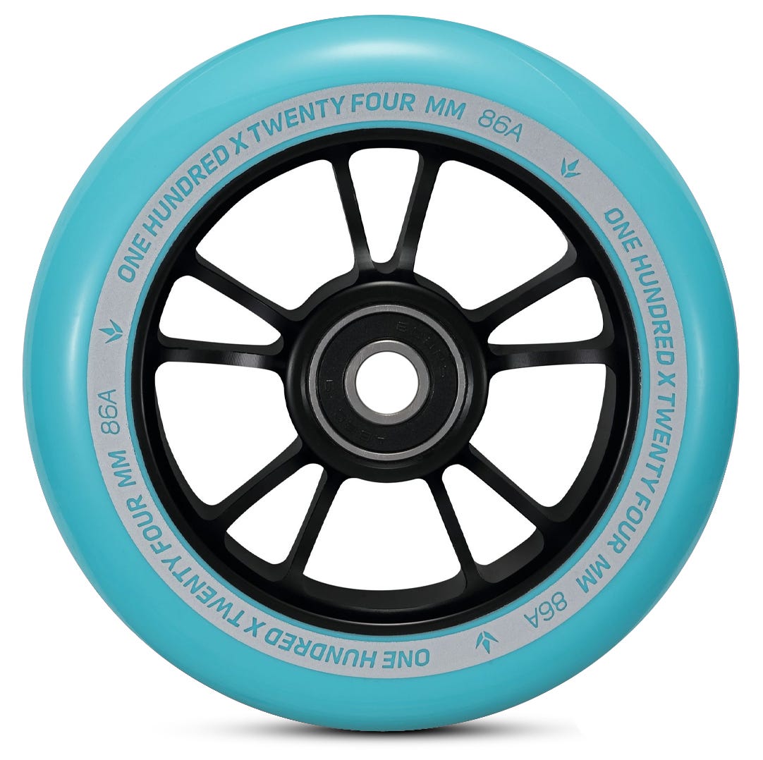 Envy 100mm Skateboard Wheels - High-Performance Longboard Wheels for Smooth Cruising & Downhill Riding