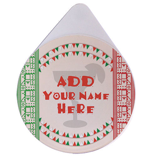 Personalized Custom Glass Rimmer Lid - Viva Mexico Edition | Perfect for Margaritas, Cocktails & Party Drinks