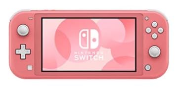 Nintendo Switch Lite Premium Bundle (Coral) - Certified Refurbished | Portable Gaming Console with Enhanced Battery Life | Perfect for Travel, Commuting & Home Entertainment