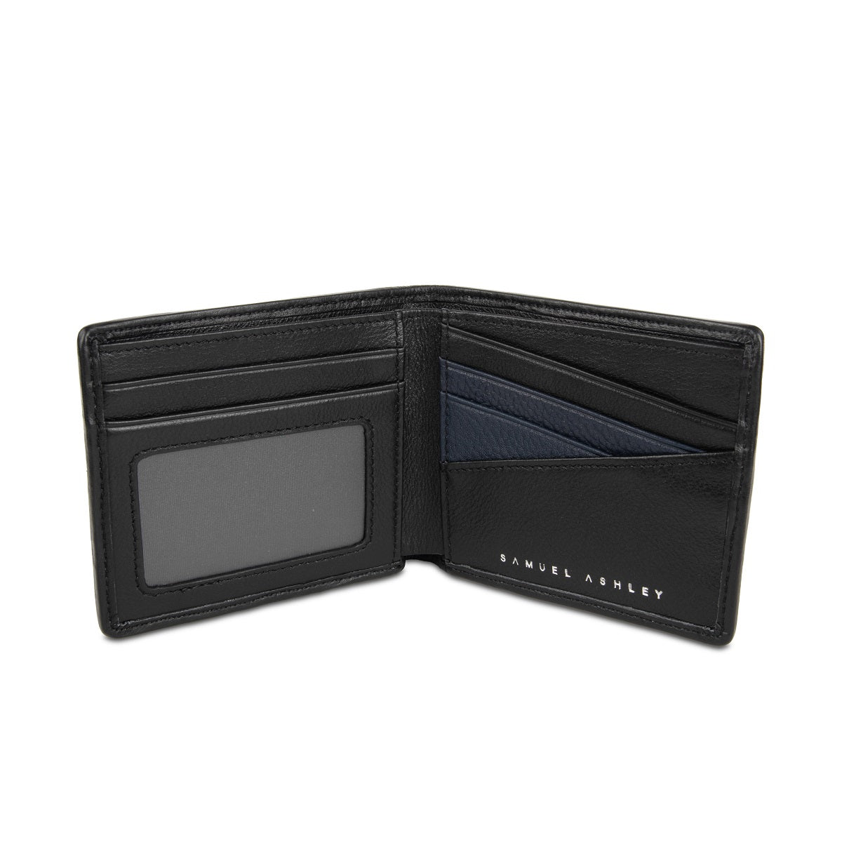 Premium Liam Genuine Leather Bi-Fold RFID Wallet for Men - Slim & Secure Credit Card Holder - Ideal for Travel, Business & Everyday Use