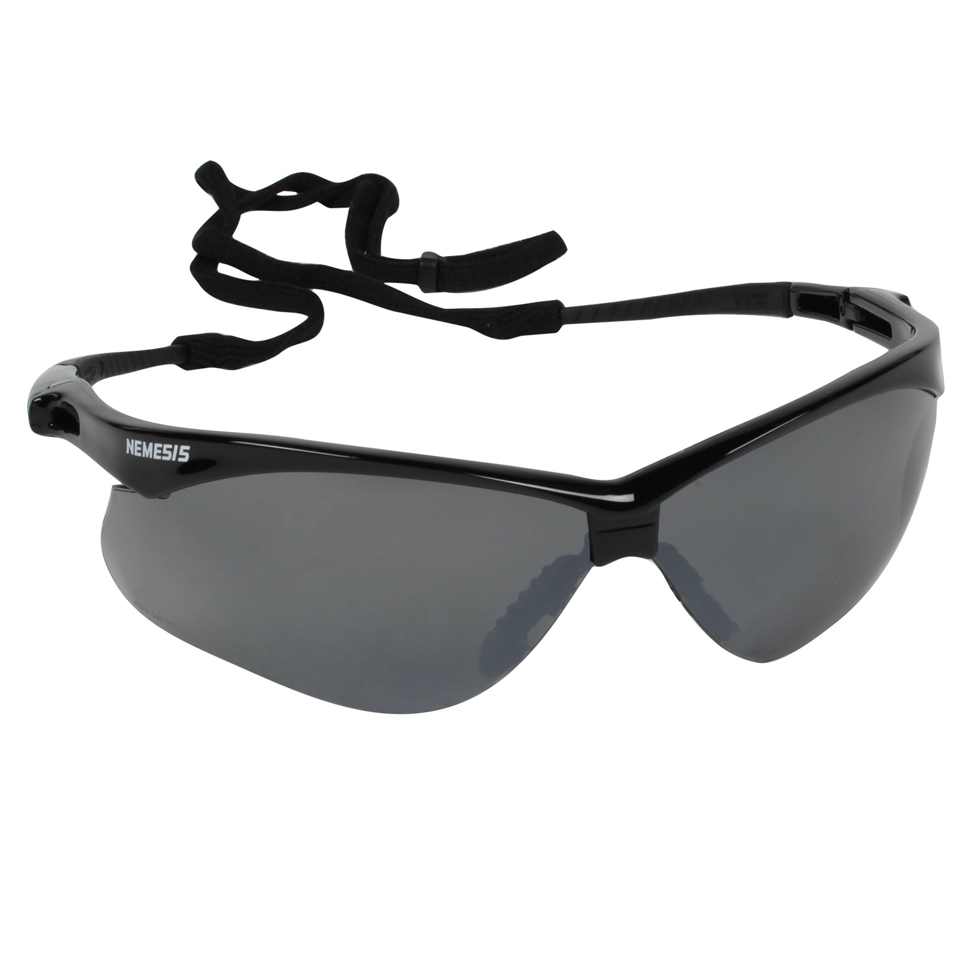 KLEENGUARD Nemesis CSA Certified Safety Glasses (20380) - Smoke Mirror Lens with Black Frame, 12 Pairs/Case - Ideal for Construction, Woodworking & Industrial Work Protection