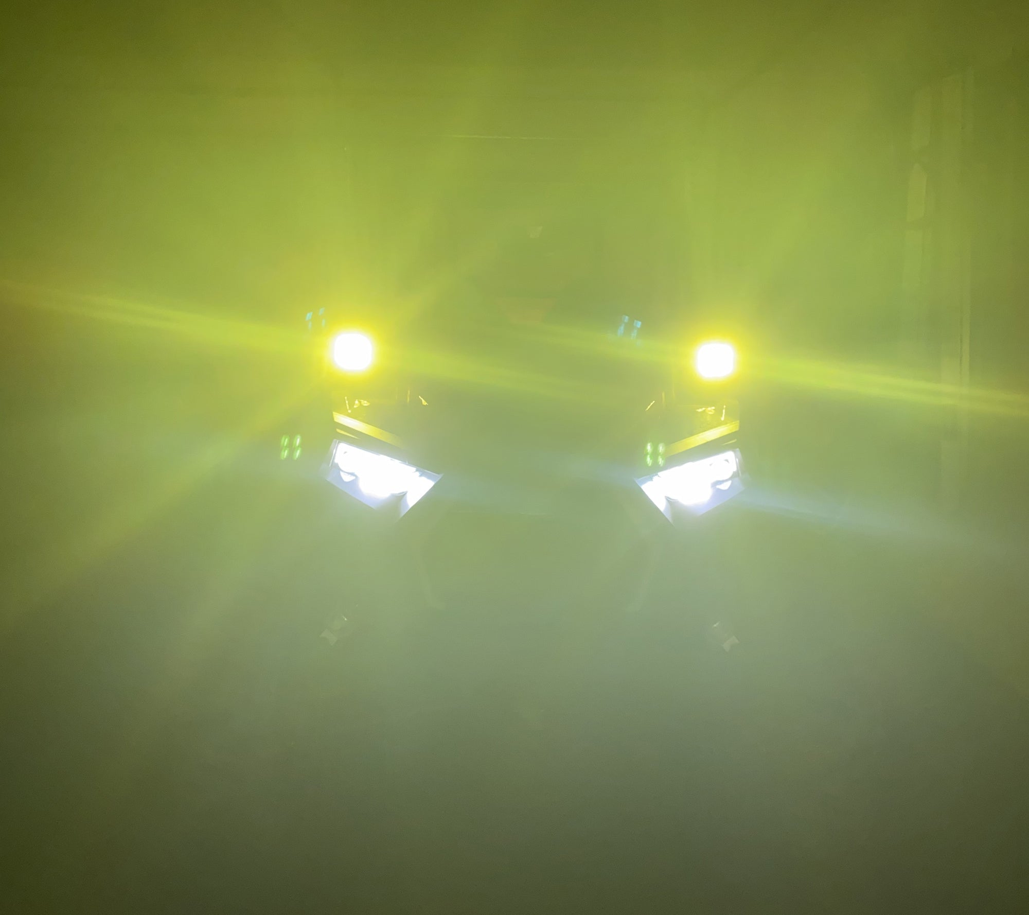 3000K Yellow 20W Round LED Ditch Light Kit with Bracket & Relay - Compatible with Polaris RZR ATV - Perfect for Off-Roading, Night Driving & Trail Adventures