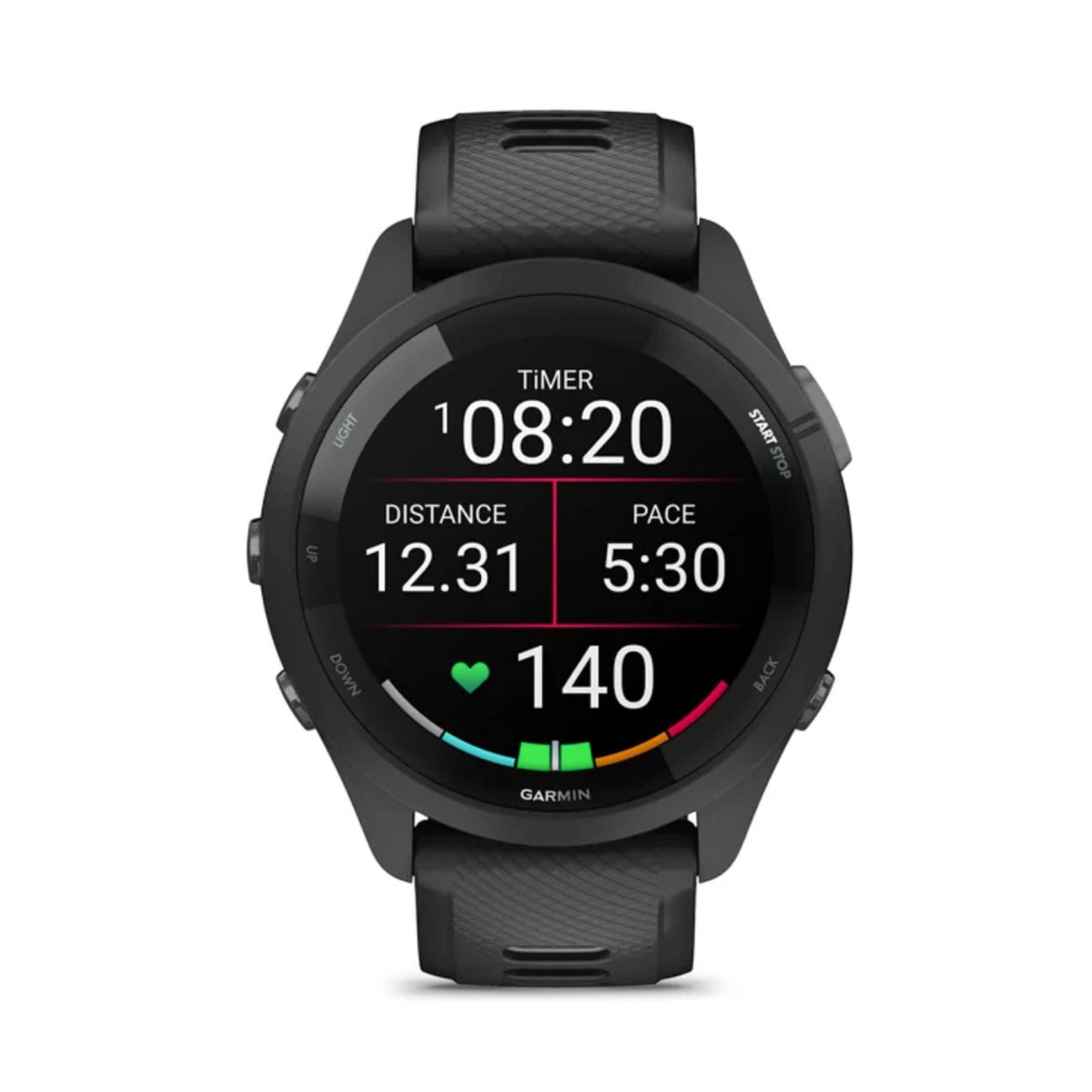 Garmin Forerunner 265 GPS Running Watch with AMOLED Display - Heart Rate Monitor, Music Storage, Smart Notifications - Perfect for Marathon Training & Outdoor Fitness Tracking