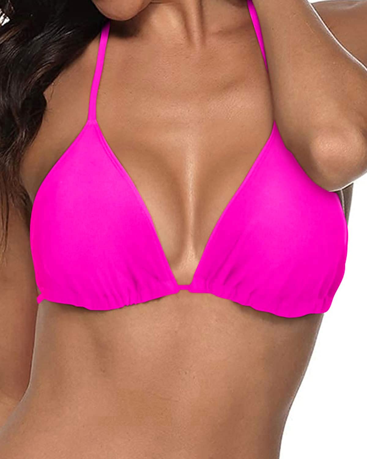 Sexy Women's Triangle Bikini Top - Adjustable String Halter Swimwear for Beach & Pool | Perfect for Summer Vacations, Tropical Getaways & Poolside Relaxation