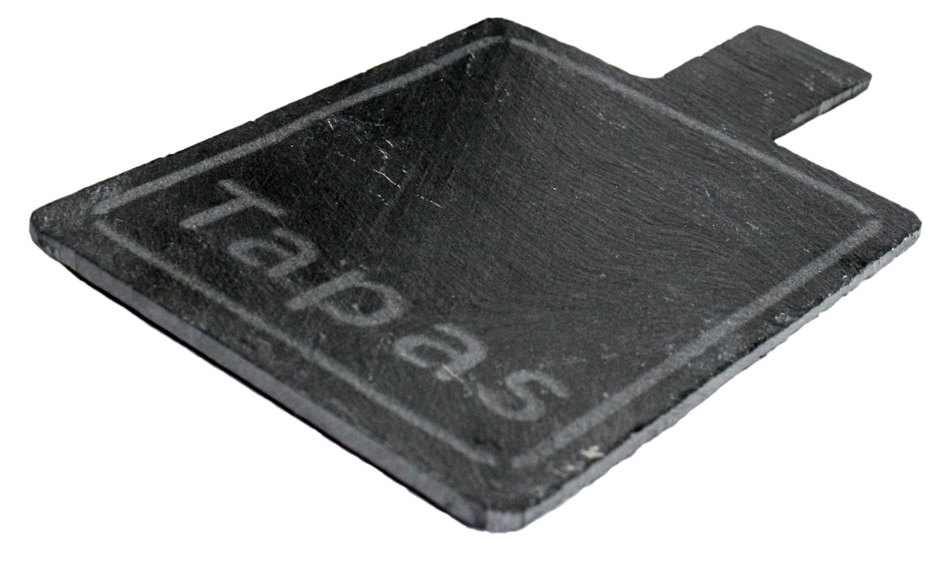 NERTHUS FIH 358 Slate Snack Tray - Durable Serving Platter for Charcuterie, Cheese, Appetizers - Perfect for Parties, Picnics & Home Entertaining
