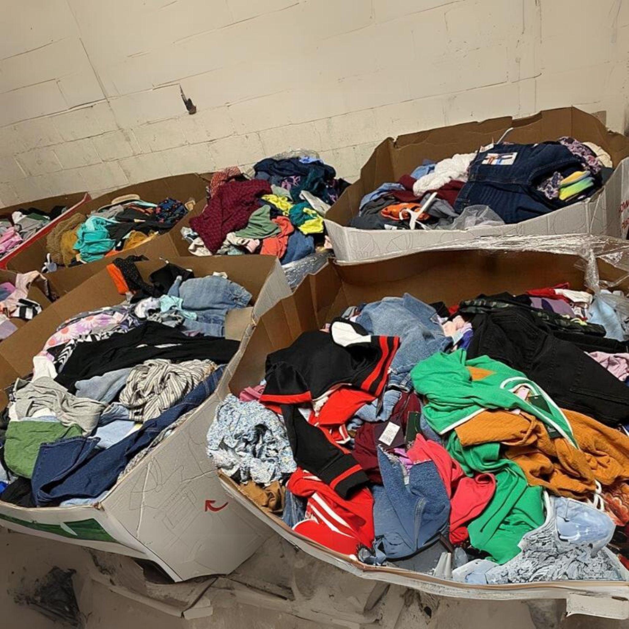 Bulk Mixed Clothing Returns & Shelf Pulls for Men, Women & Kids - 26-52 Pallets Per Truckload | Wholesale Apparel Lots for Resale & Thrift Stores