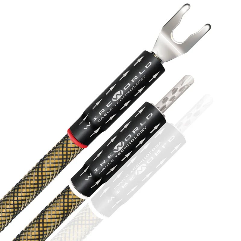 Gold Eclipse™ 10 Bi-Wire Speaker Cable Jumpers - High-Quality Bi-Wire Connection for Home Theater & Audiophile Sound Systems - Perfect for Surround Sound & Hi-Fi Speaker Setups