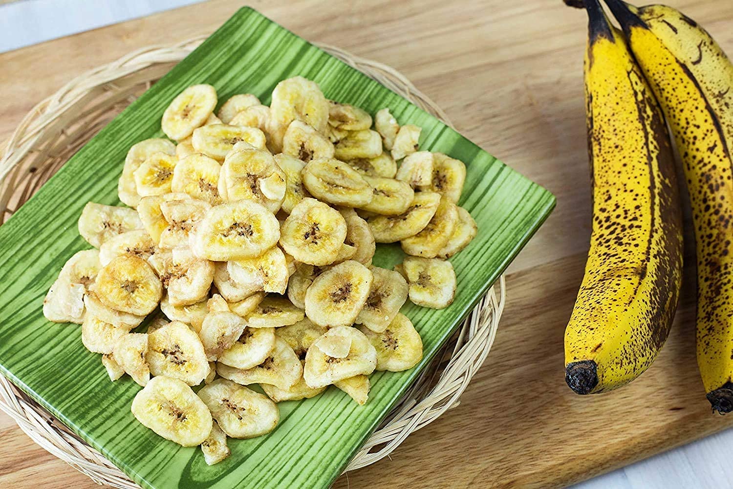 Bulk Sweetened Banana Chips 10 Pound Wholesale Box - Crunchy Dried Banana Snacks for Baking, Trail Mix & Healthy On-the-Go Snacking