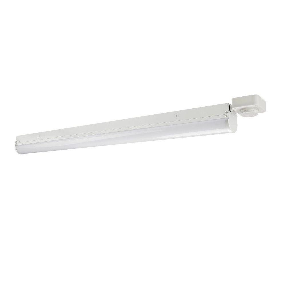 Konlite 4ft Linear LED Strip Light Fixture - 45W, 6050 Lumens, 5000K Daylight White, 120-277V Dimmable - Perfect for Office, Kitchen, Garage & Commercial Lighting