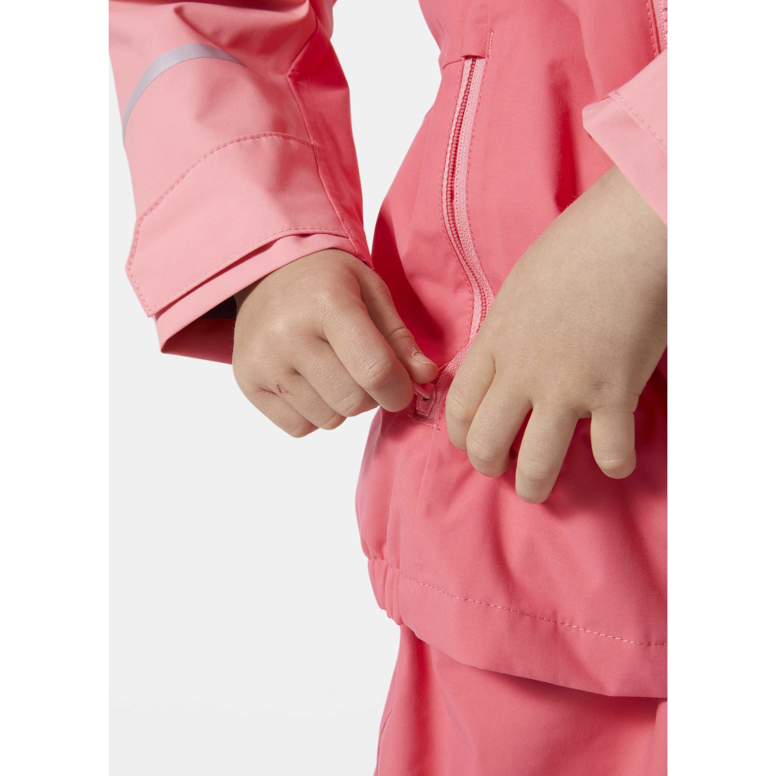 Helly-Hansen Unisex Kids Waterproof Rain Jacket - Windproof & Breathable Outdoor Shell for Boys & Girls - Perfect for Hiking, Camping & School Activities