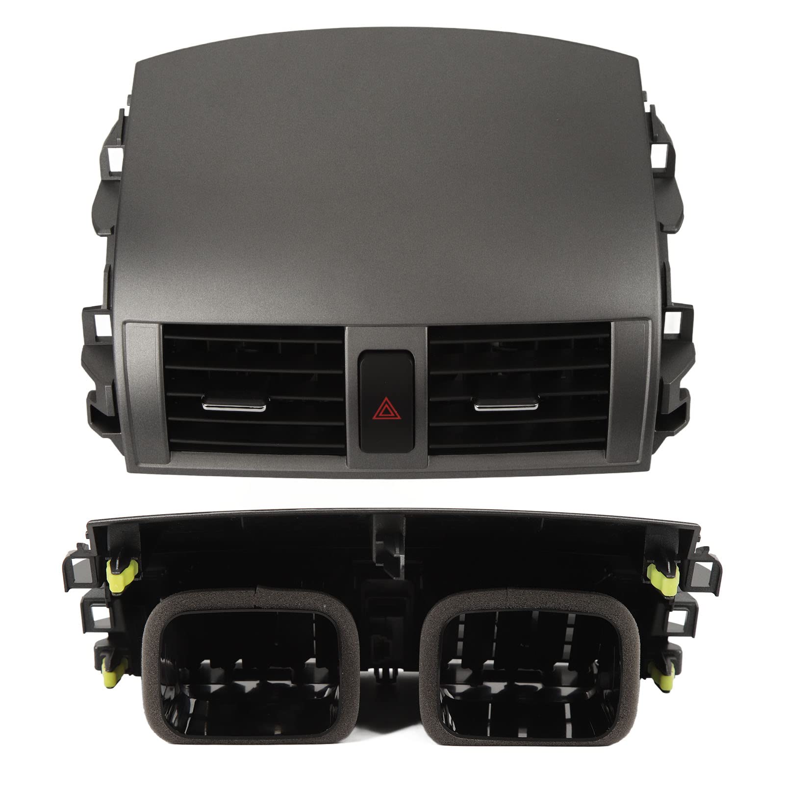 Dashboard Air Vent Assembly - Center Dash AC Air Outlet Panel & Air Conditioning Vents Trim Compatible with 2009-2013 Toyota Models (OEM 55670-02160) - Perfect for Car AC System Repair & Interior Upgrade
