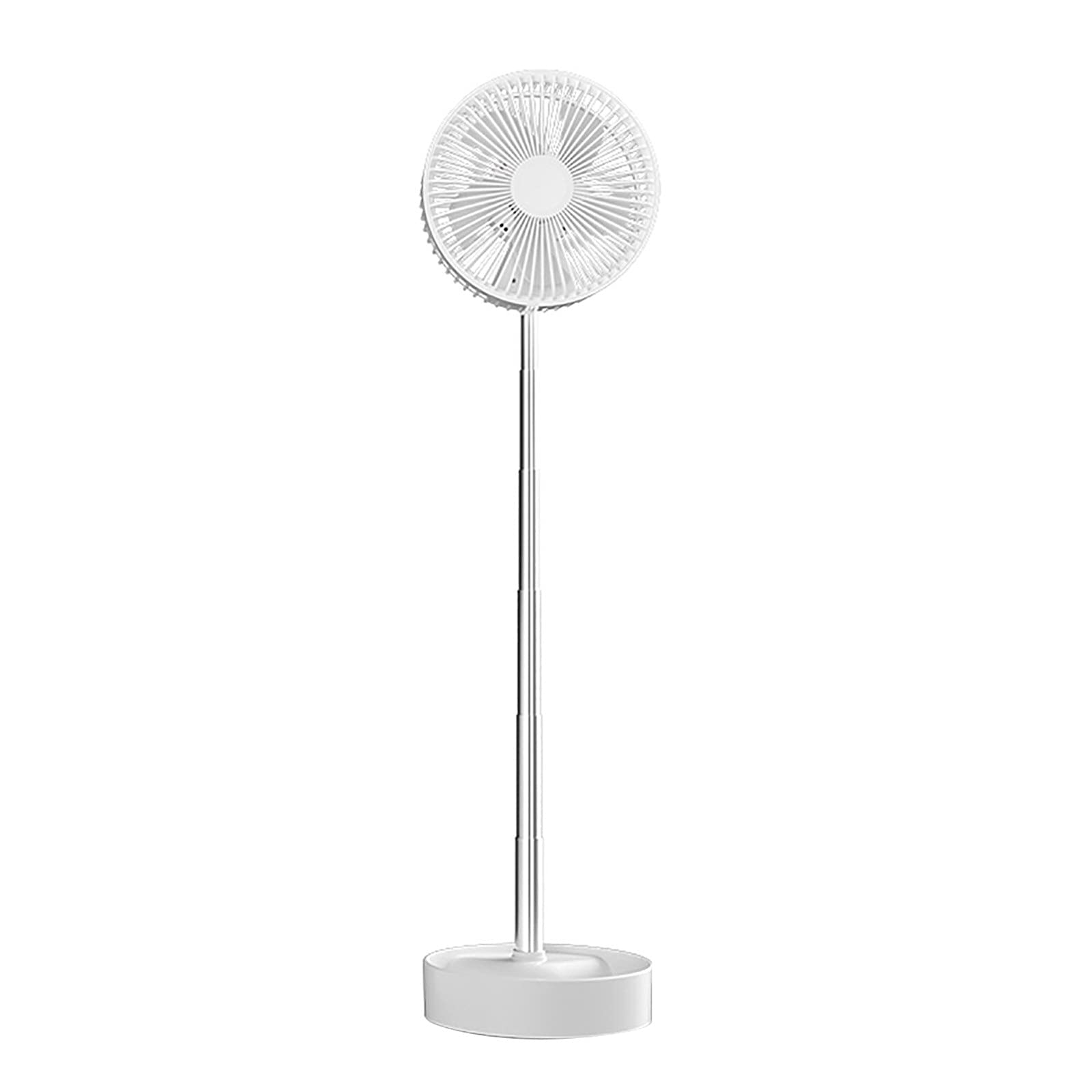 Boddenly 90 USB Desktop Fan - Portable Mini Head Fan for Home, Office & Travel - Quiet, Shaking & Smart Cooling - White (One Size) - Perfect for Work, Study & Outdoor Activities