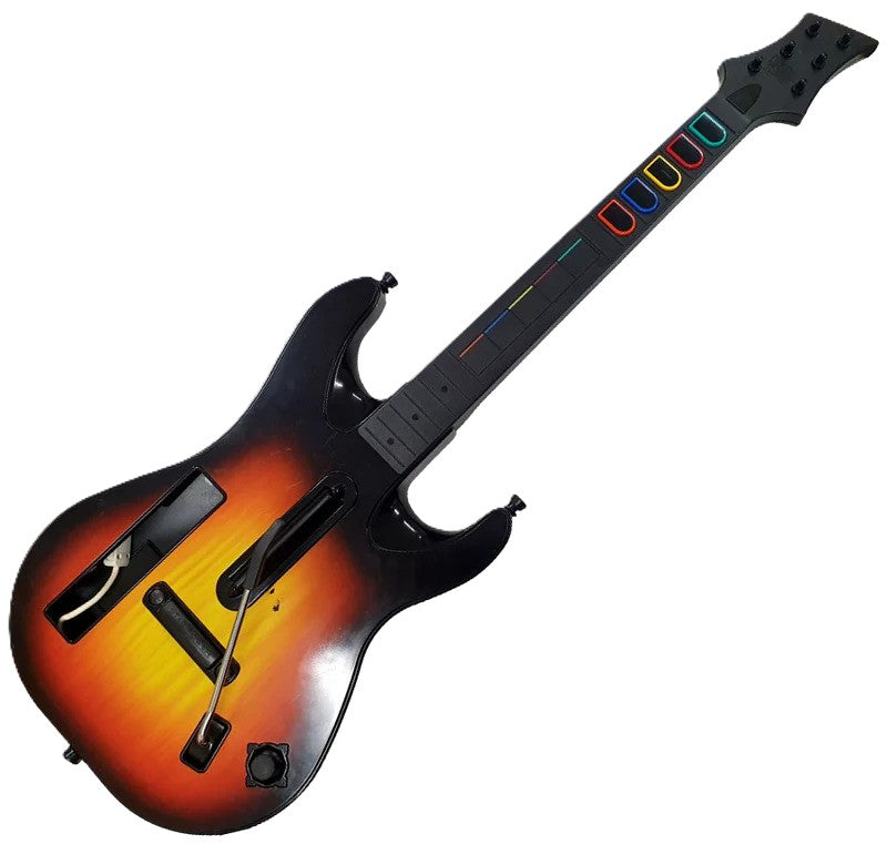 Guitar Hero World Tour Wireless Guitar Controller for PlayStation & Xbox - Rock Band Game Accessory with Strum Bar & Whammy Bar - Perfect for Gaming Parties & Music Lovers